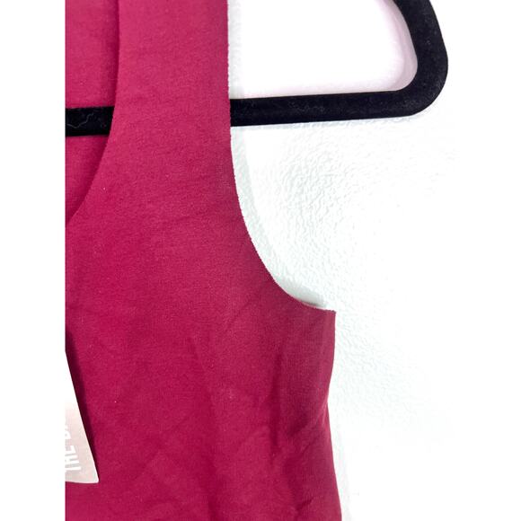 Designer RUTI Burgundy Nola Long tank Size 4 (Ruti Size 0) NWT - Picture 4 of 15